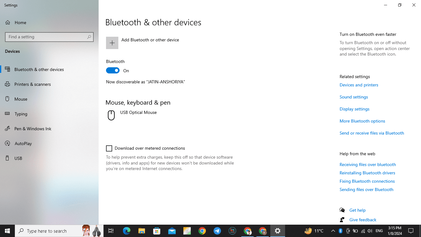 Fix connections to Bluetooth audio devices and wireless displays in Windows 10